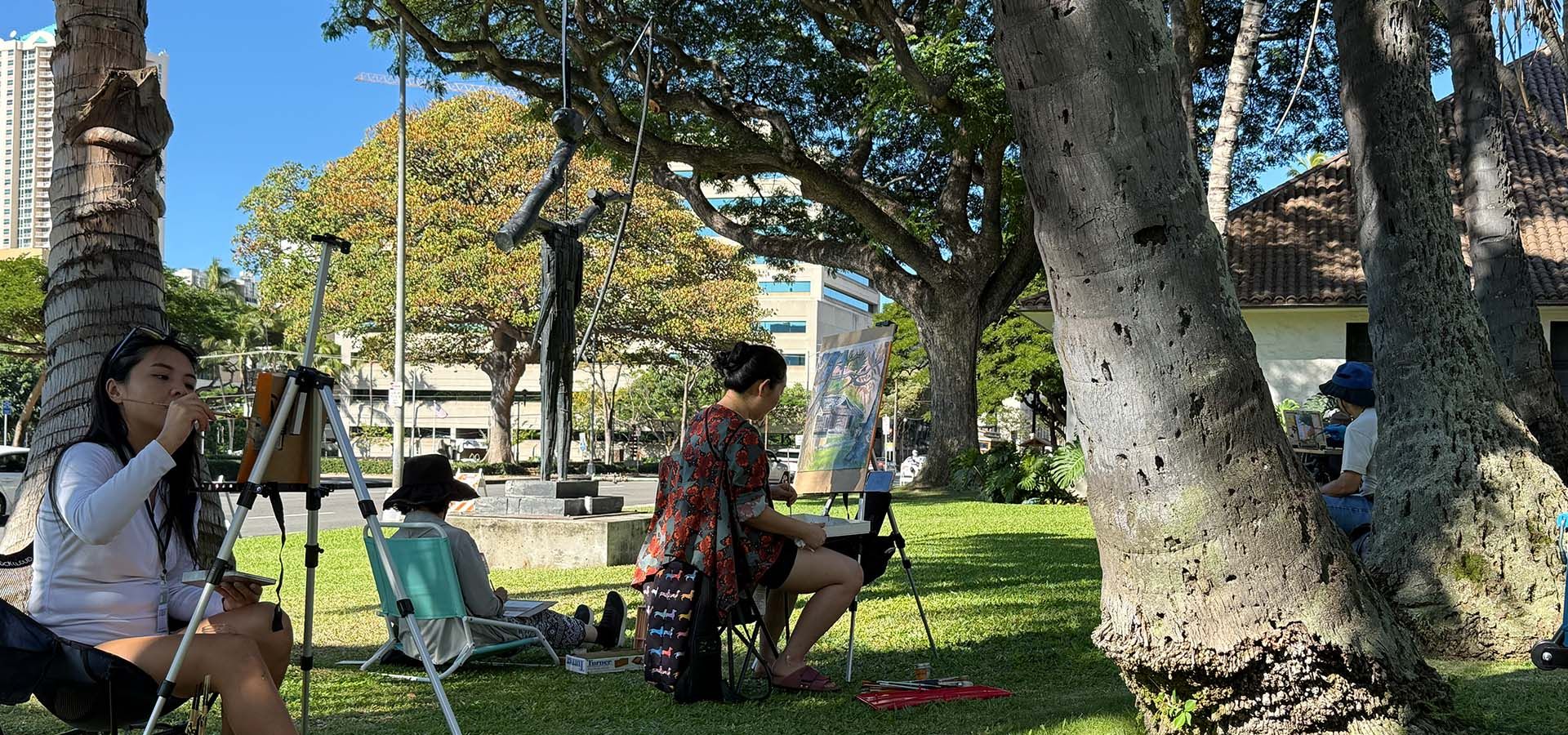 Landscape en Plein Air at Honolulu Museum of Art School