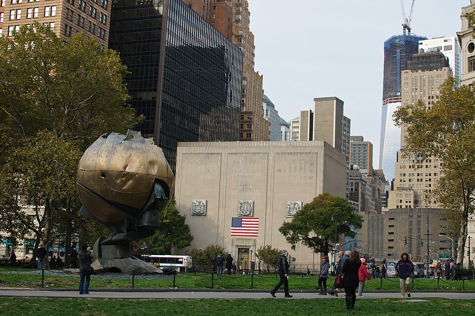 Lower Manhattan on foot