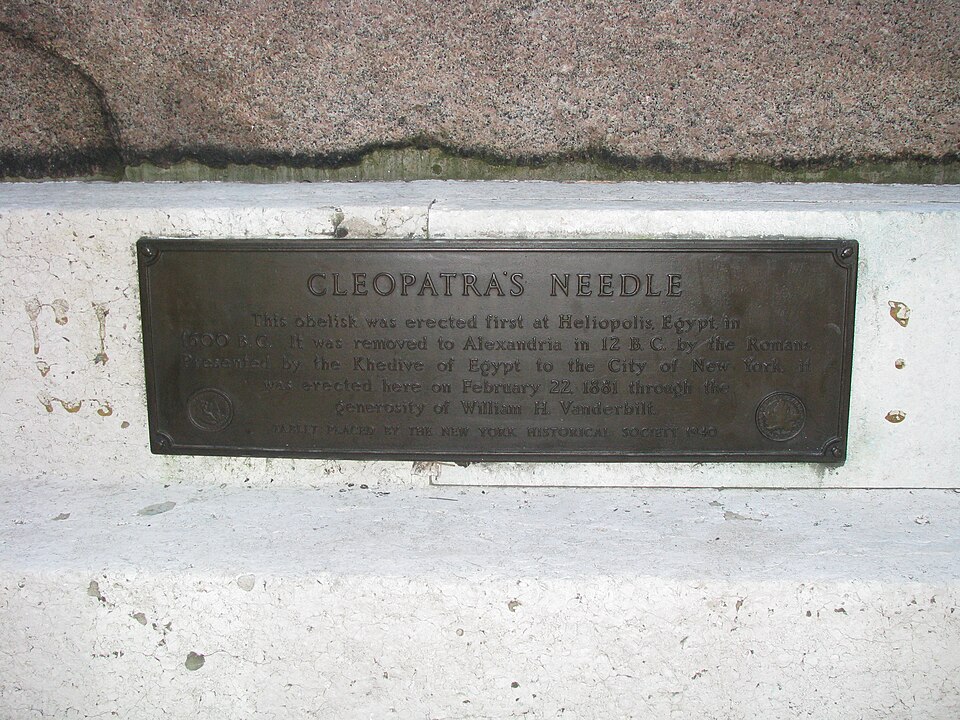 Cleopatra’s Needle