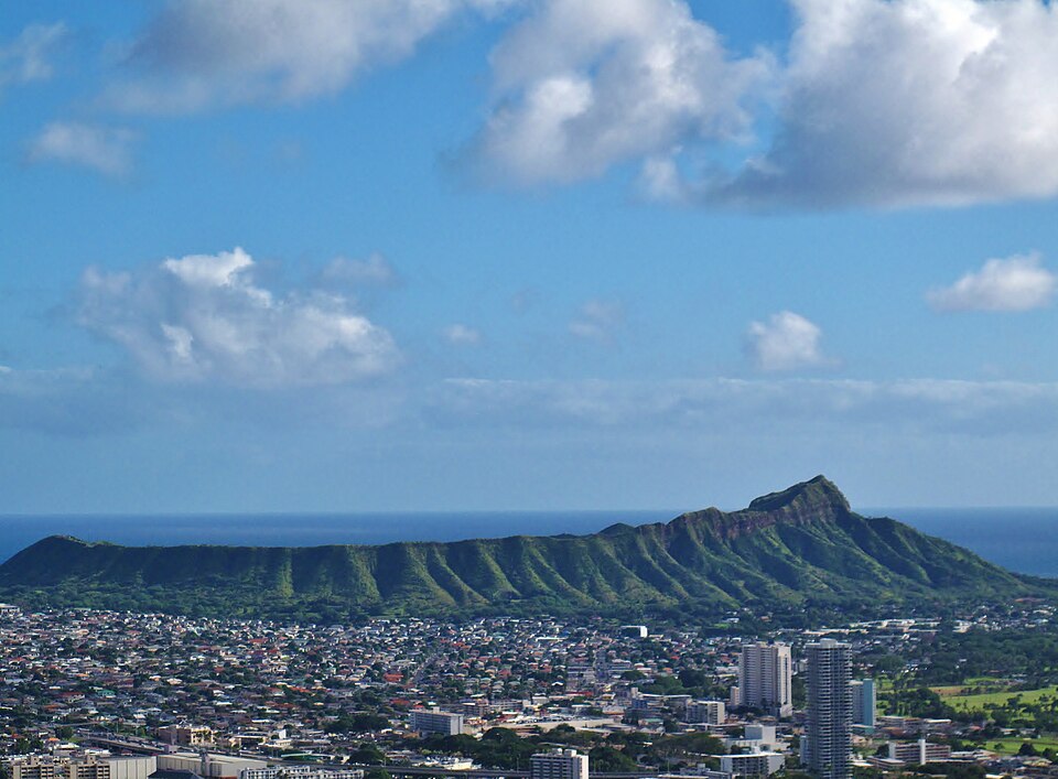 Diamond Head, from near the market (Diamond Head Market & Grill)