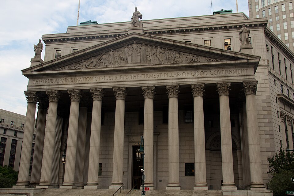 New York County Courthouse, 60 Centre Street