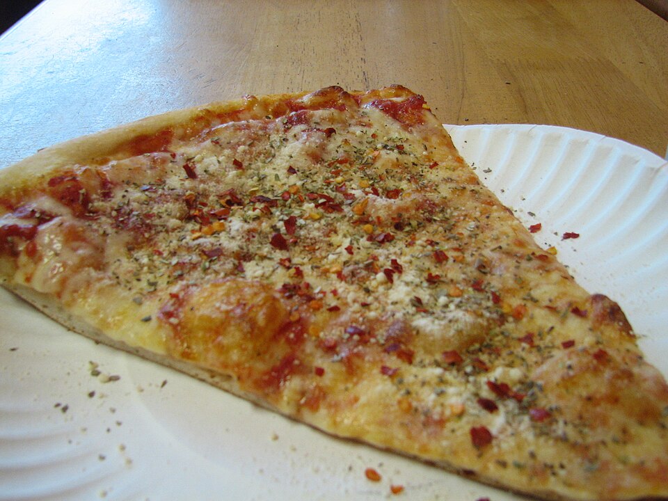 A plain slice (Best Pizza)