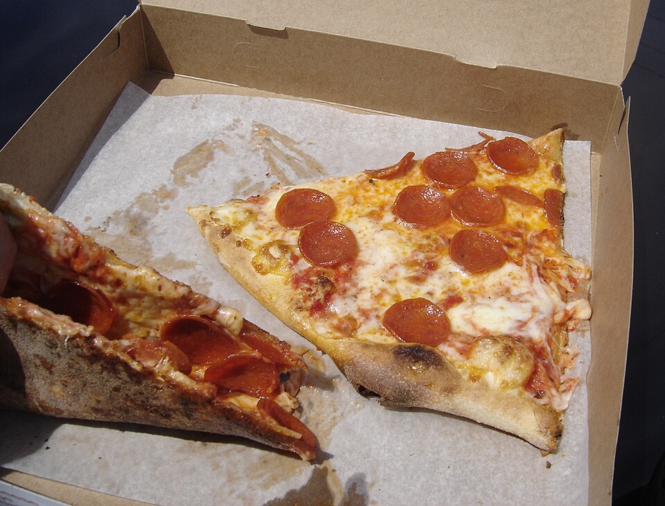 The pizza map