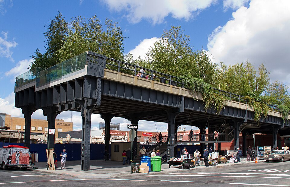 The High Line and the Hudson piers