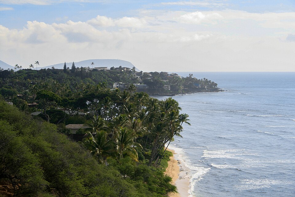 Sunset Beach, by the truck (North Shore food trucks)