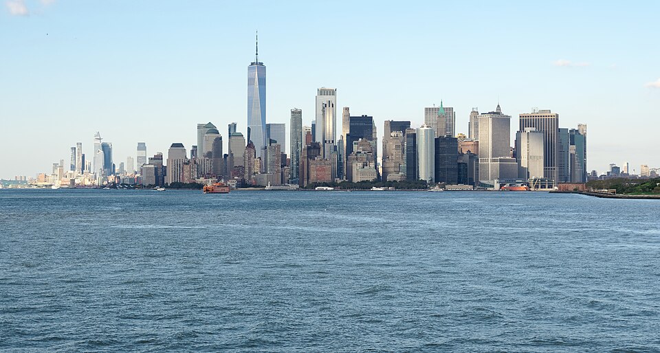 Lower Manhattan from the water (AIANY Architecture Boat Tour)