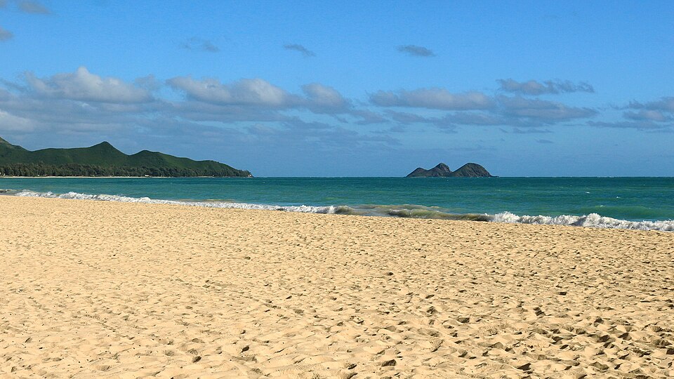 Beaches up the windward coast