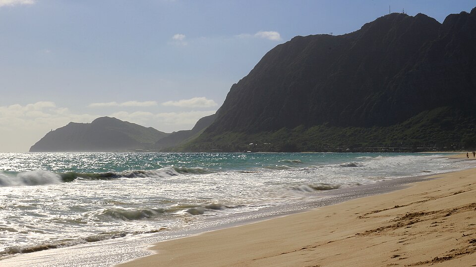 Waimānalo Bay, near Kaiona (Kaiona Beach Park)